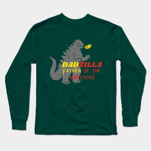 DADZILLA FATHER OF THE MONSTERS Long Sleeve T-Shirt